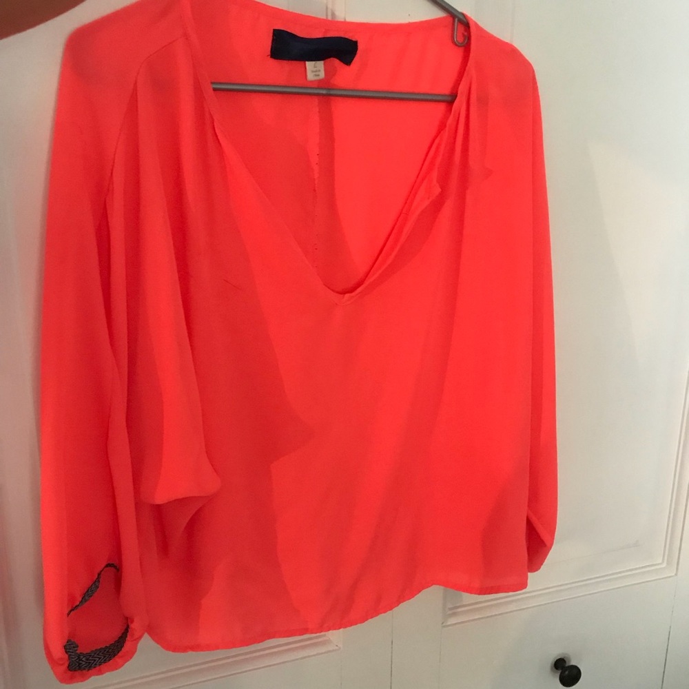 Summer flashy blouse